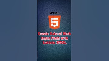 HTML Form Example | Create Username Input Field with Label