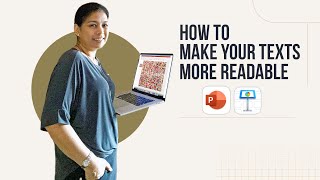 How to make texts over images more readable