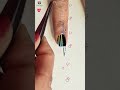 Black striping tape nail art design for Short Nails #nailsbyamrita #simplenails #naildecoration