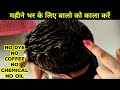 महीने में एक बार लगालो जिंदगी में कभी सफेद बाल नहीं आएंगे Turn White Hair to Black Permanently #gray