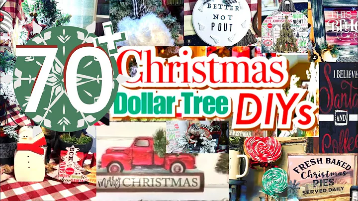 70+ CHRISTMAS DIYS | DOLLAR TREE CRAFTS | MEGA VIDEO