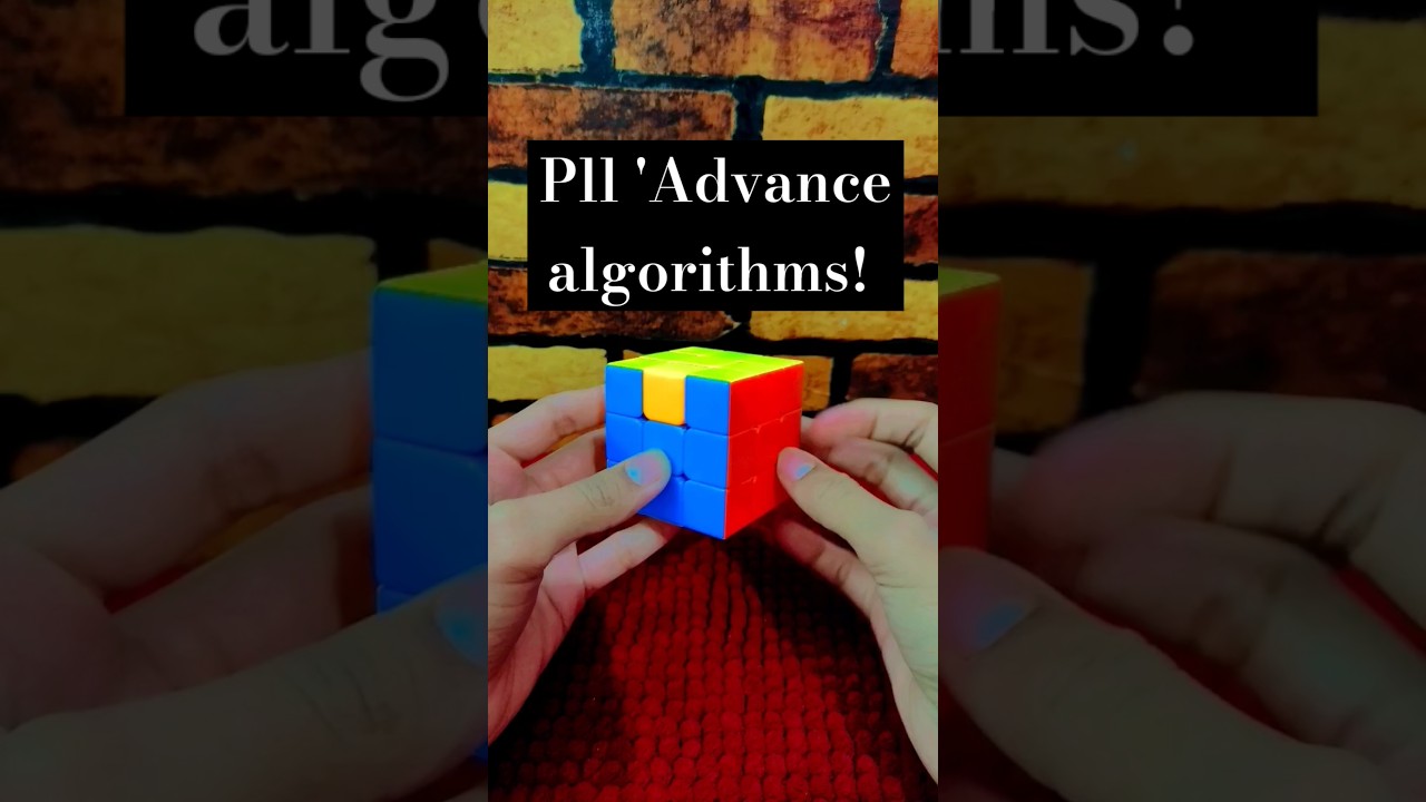 Pll method advance & easy algorithms!!!🤯🤔😎