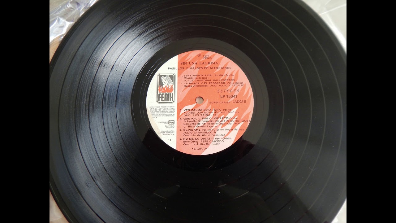 JORGE CRISTOBAL BALLESTEROS-  MIX DE PASILLOS.- AUDIO ORIGINAL DE DISCO DE VINYL www.discosfenix.com