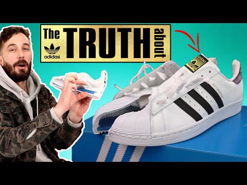 Why Adidas Superstar a year Icon (CUT IN HALF) - YouTube