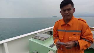 menentukan posisi kapal dengan baringan geser by cadet deck