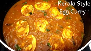 തേങ്ങ ചേർക്കാത്ത മുട്ട കറി Semi Gravy Style, Mutta curry recipe malayalam, Kerala Style Egg Curry