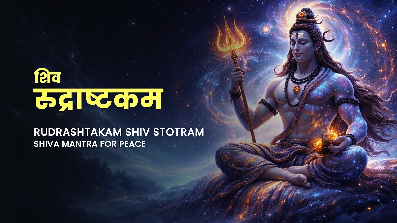 शिव रुद्राष्टकम | Rudrashtakam | Powerful Shiva Stotram for Peace & Protection | शिव शक्ति मंत्र