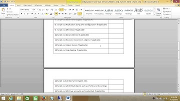 SQL Server DBA Tutorial 148-Checklist for Migration of SQL Server 2008 to SQL Server 2014