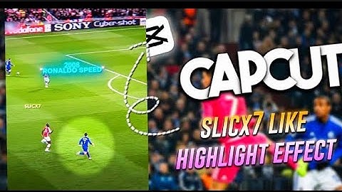 Player highlight effect tutorial in Capcut 🔥