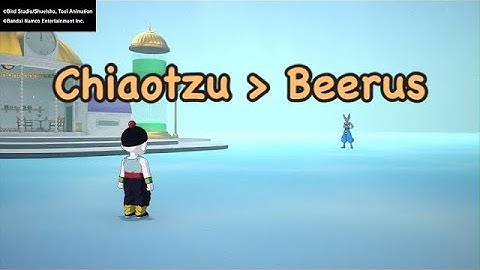 Beating Beerus The Destroyer with Chiaotzu - DRAGON BALL: Sparking! ZERO