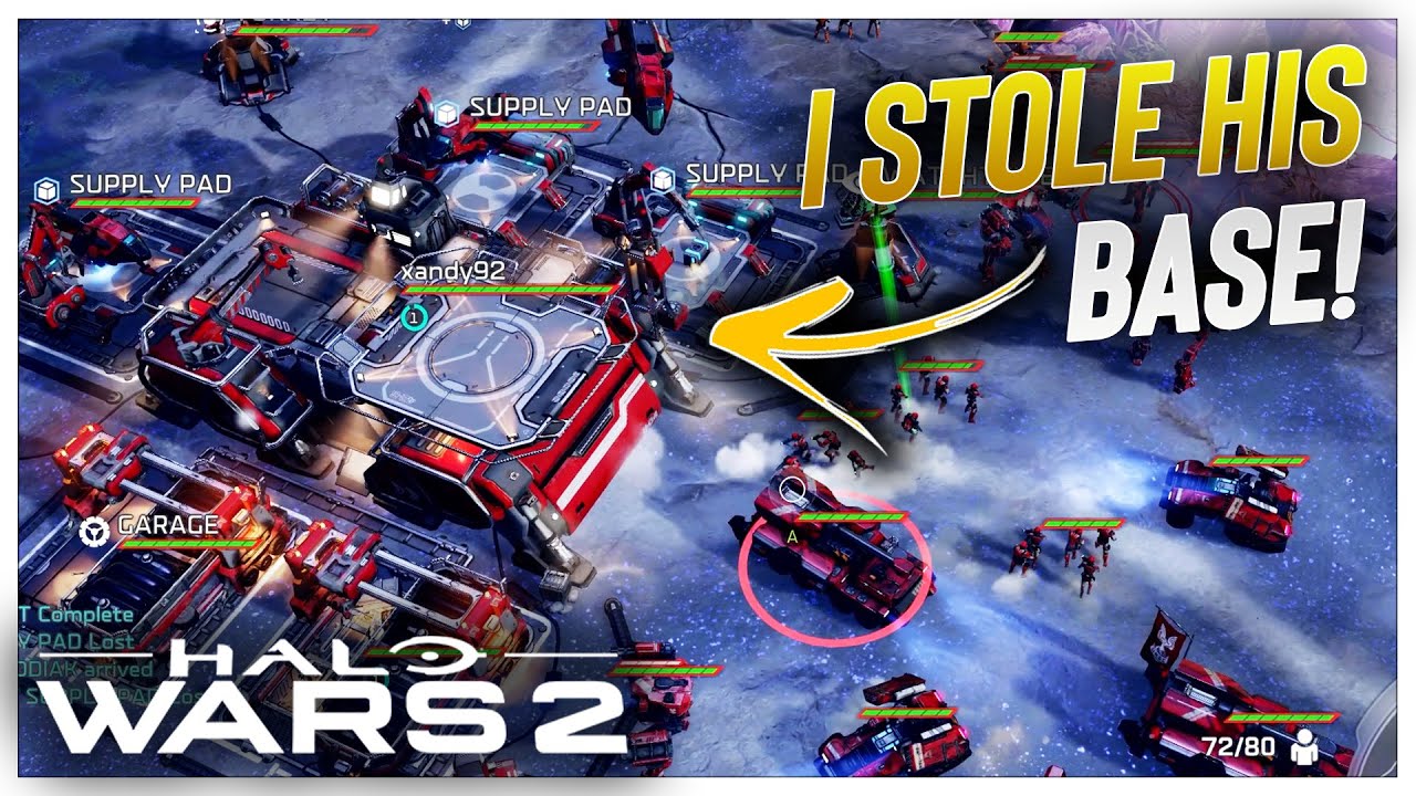 I STOLE their Base and Defended it all Costs! Halo Wars 2
