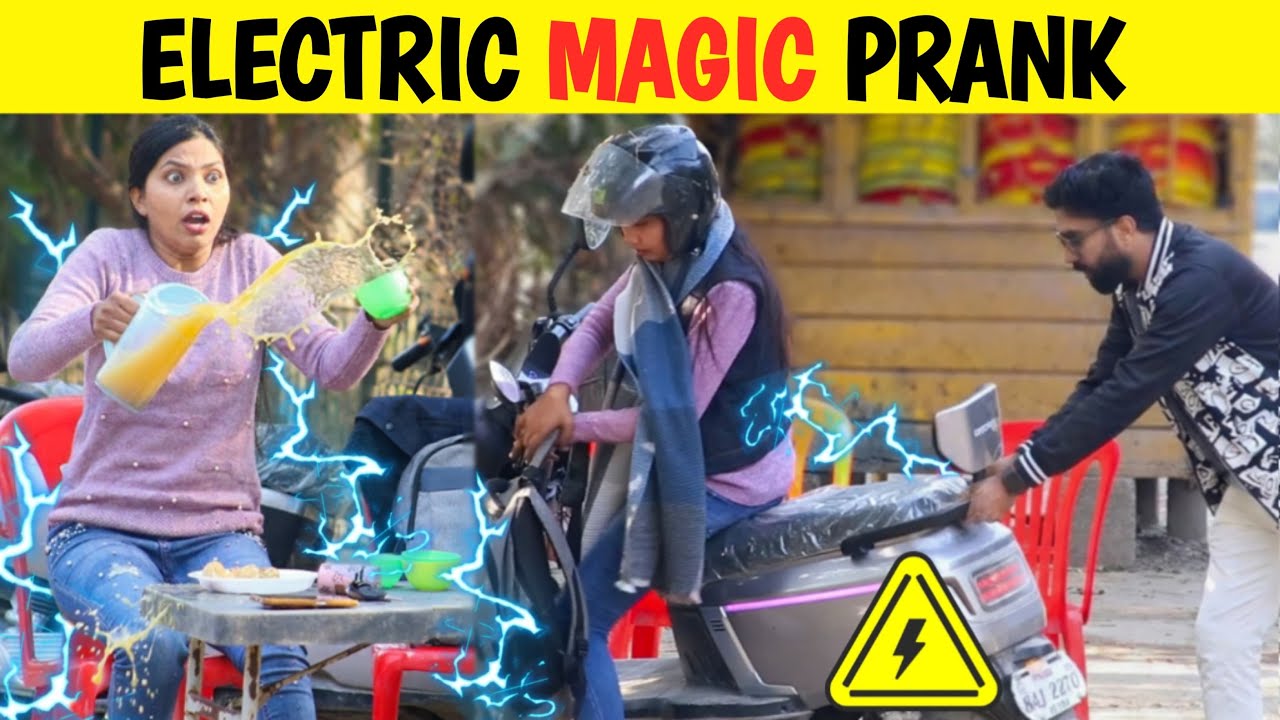 Electric⚡️Magic Prank on Cute Girls😱 Part -9 || by Iqbal Malik on @decentboysprank 