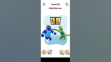 Rainbow Blue Monster Delete One Part Android Gameplay Level 21