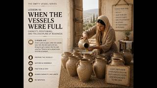 "The Empty Vessel Series" Lesson 10: When the Vessels Were Full: Capacity, Positioning, Readiness