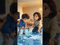 House turned into ICE after one small mistake ❄️😱 #shorts #viral #funny#family #storytime