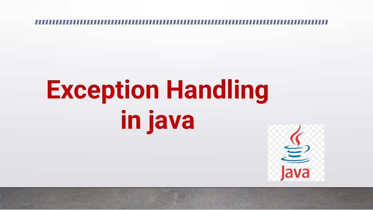 Exception Handling in java #youtube #javatutorial #exceptionhandling # ...