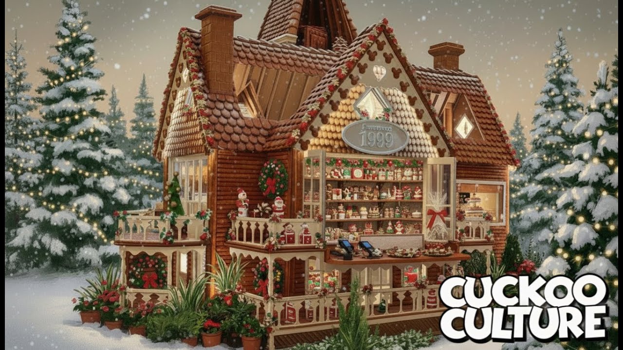 Walt Disney World Resort Gingerbread House Tour | Life Sized Christmas Magic