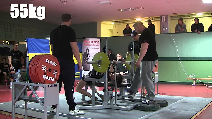 Joanna Uhlin 290kg Total Klassisk Styrkelyft Kalle...