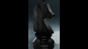 Blender - Chess Knight Modeling - Timelapse