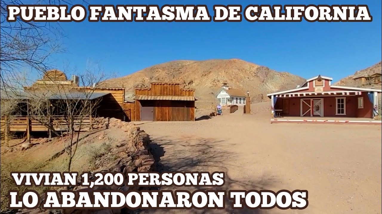 Pueblo Fantasma En El Desierto De California 