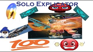 Solo Explicator with a blue Rocket