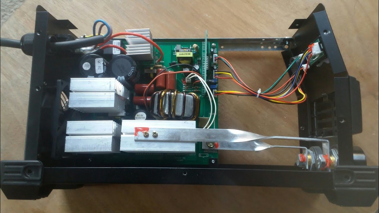 Welding machine working