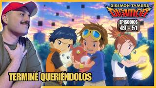 ¡NO PENSÉ QUE ME IBA A DOLER TANTO DESPEDIRME! 😭 | Reacción a DIGIMON TAMERS Ep.49-51 (Primera vez)