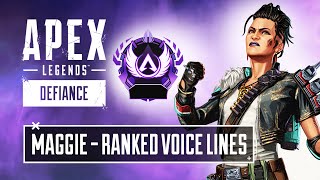 NEW Mad Maggie Ranked Voice Lines - Apex Legends Season 12