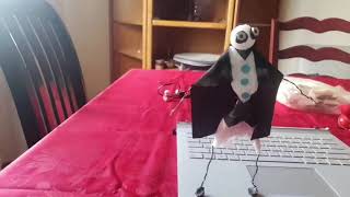 Wire Armature Puppet Exercising - Stop-Motion Animation