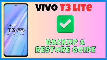 Vivo T3 Lite Backup & Reset Settings || Backup & Restore Guide || Take Full Backup