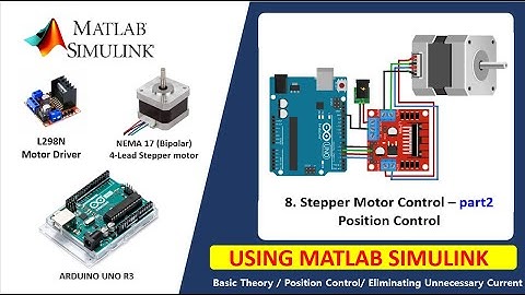 Stepper Motor Control | Part2 (Position Control)- Arduino Using Matlab Simulink