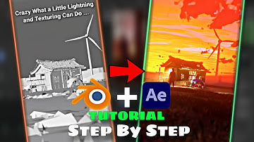 5 hours of editing in Blender and After effects (Complete Tutorial) hope you like it #vfx #blender