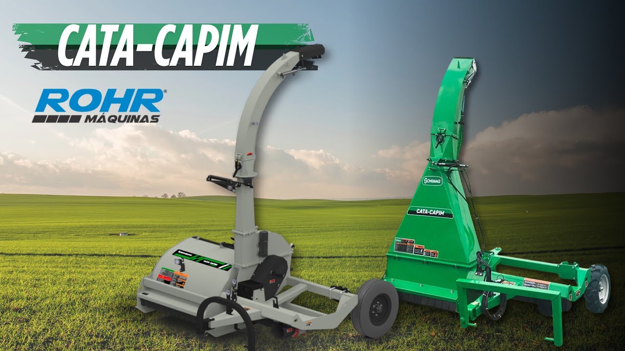 Cata Capim - Colhedora de Forragens com e sem Repique