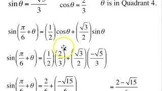 Math 121 Final Exam Review Part 2, Problems 5 to 10