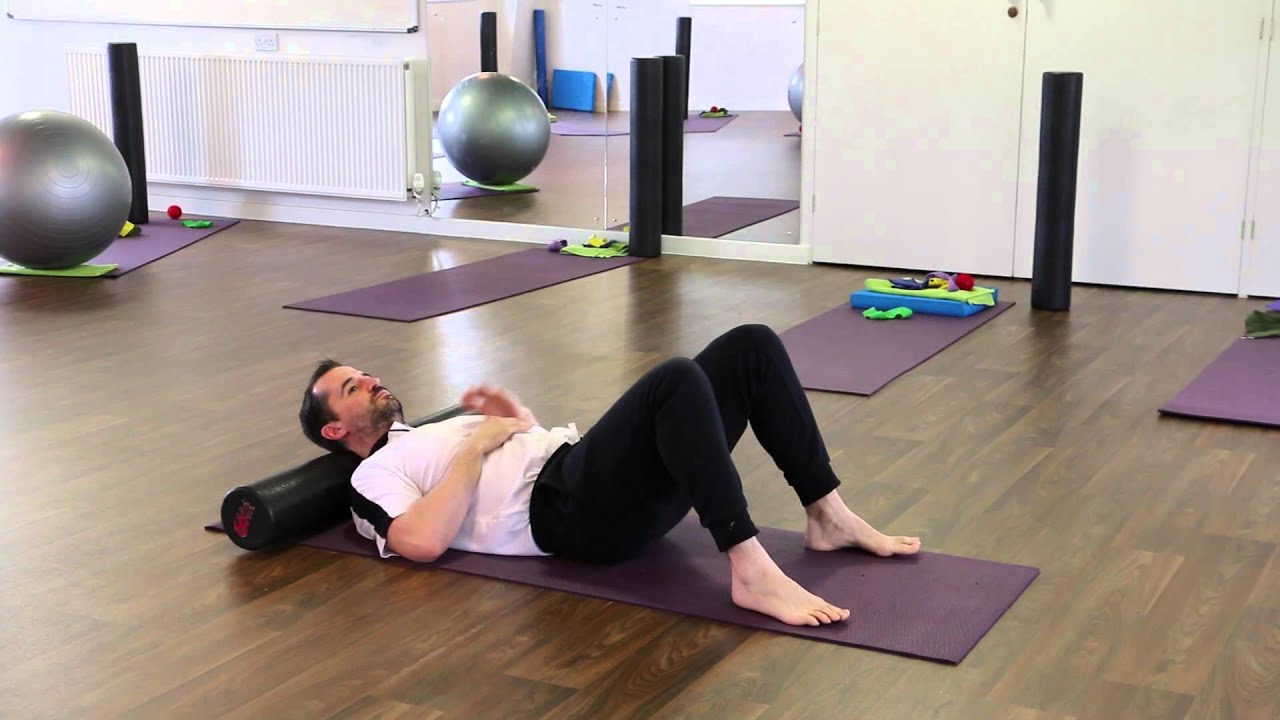 Neck Stretch on Foam Roll