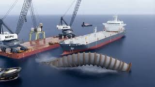 Jumper Offshore Oil Hose Disconnection #shorts #foryou #amazing #offshore #floating #submarine