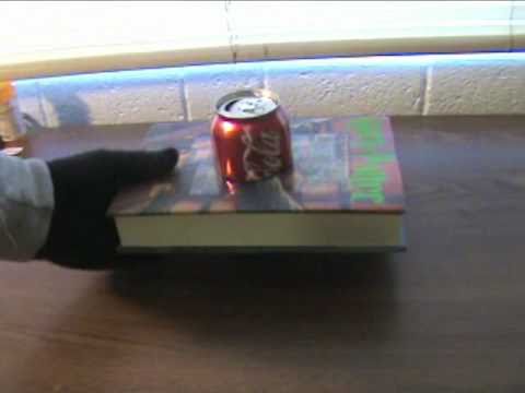 Soda Can Through Harry Potter Book!