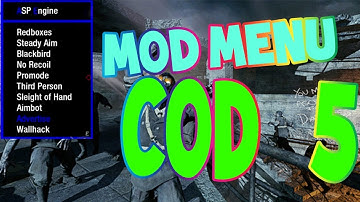 COD WAW PC : MOD MENU V5 ALPHA !