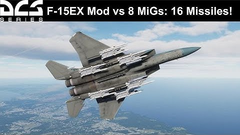 F-15EX Eagle II | 16 Missiles vs 8 MiG-29s! | Ace In One Sortie!