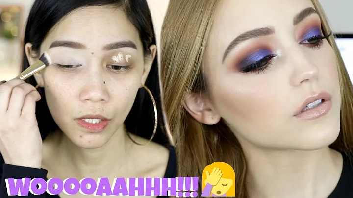 I TRIED FOLLOWING A KATHLEENLIGHTS MAKEUP TUTORIAL...