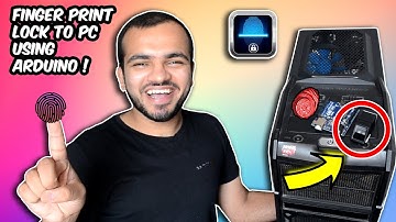 [HINDI] How to Add FINGERPRINT LOCK SECURITY to your computer using Arduino projects in Hindi.