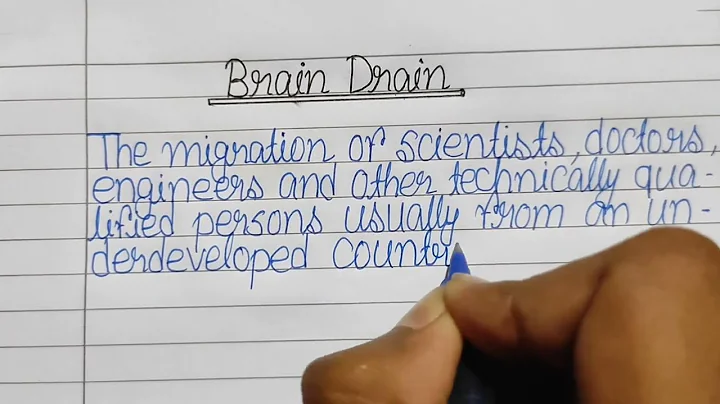 Brain Drain||English Essay Writing For Students....