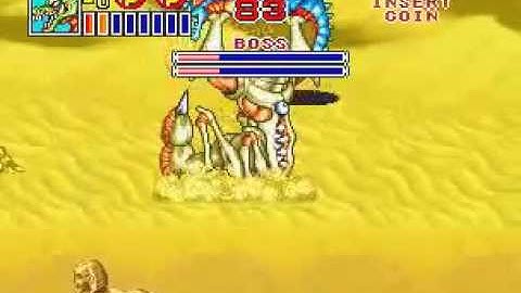 King of Monsters 2 (Neo Geo) game over