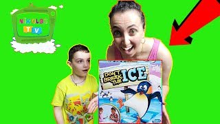 Nikolas TV Best Game \/ DON’T BREAK THE ICE CHALLENGE BOARD GAME VS MY PARENTS