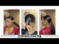 Extended ‘Genie’ Ponytail on Natural Hair for Beginners | $10 Natural Hairstyle