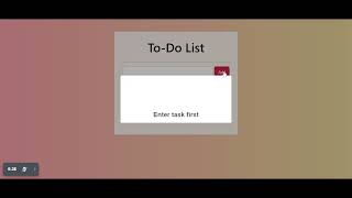 To Do List App with React