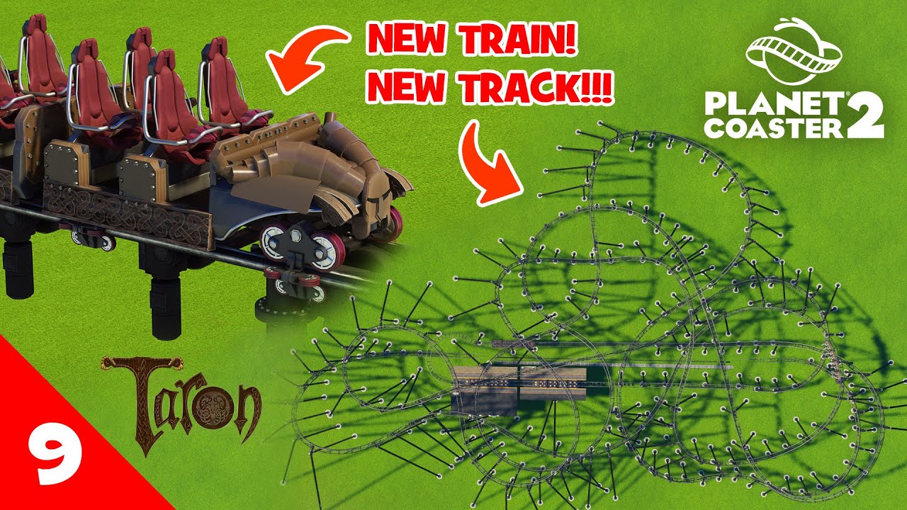 Planet Coaster 2: Тарон заново прокладывает трассу с нуля | Эпизод 9