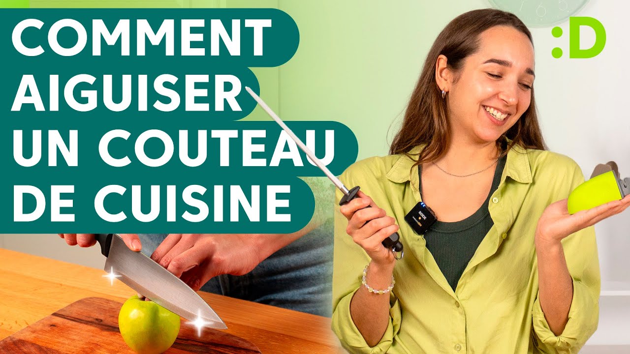Comment aiguiser un couteau de cuisine : les techniques simples et