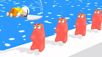 Master Slice! ASMR Slicing Game! Top Mobile Game! Relaxing sounds! Satisfying Video