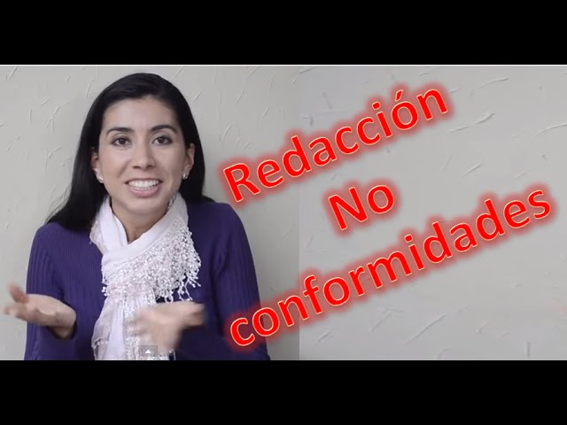 Redacción de No Conformidades